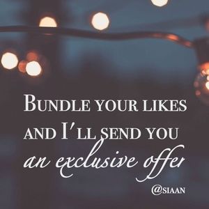 Bundle your likes for an exclusive offer!